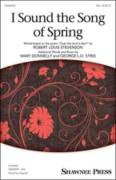 I Sound the Song of Spring SSA choral sheet music cover